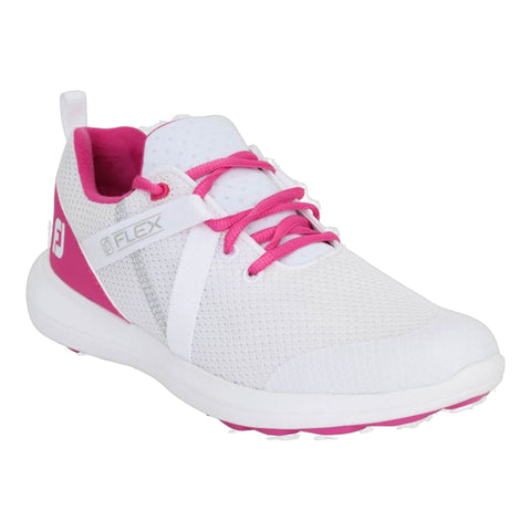 W Flex White/Fuchsia Damen