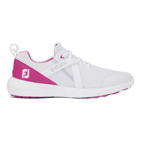 W Flex White/Fuchsia Damen