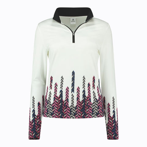 Polo Bastia Half Neck Damen Weiß Damen