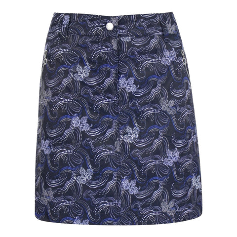 Skort W Luisa Wind 45cm Navy Damen