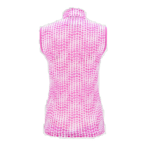 W Annaoxa SL Polo Rosa gepunktet Damen