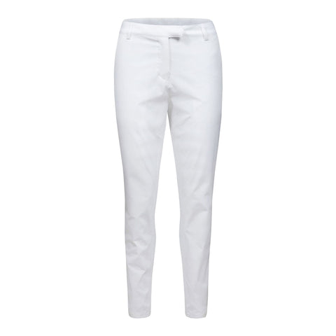 W Style Tech Chinos Hose White Damen