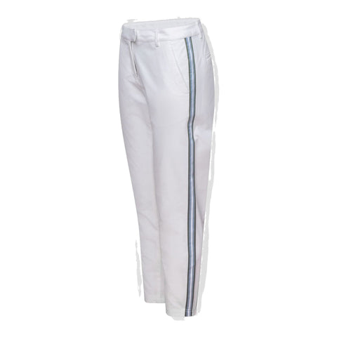 W Style Tech Chinos Hose White Damen