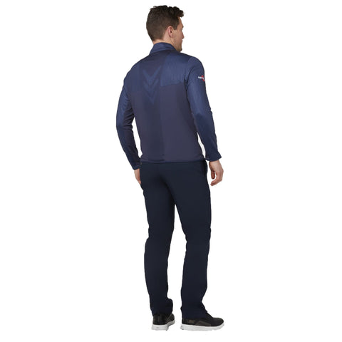 Emea Odyssey Fleece 1/4 Zip Golf Pullover Peacoat