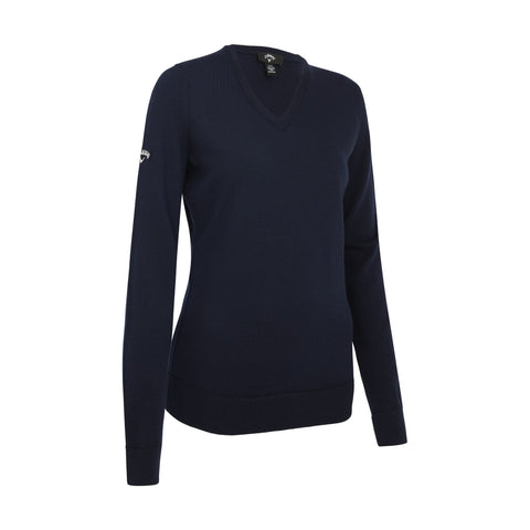 V-Neck Merino Sweater Damen