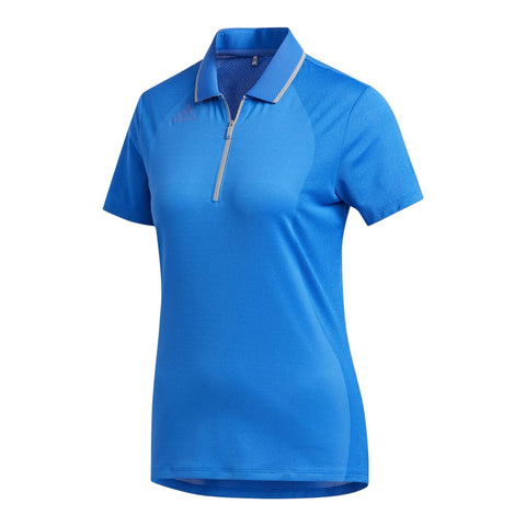 W Aeroready Engineered SS Polo Glory Blue Damen