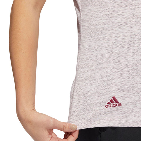 W Polo Spacedye Almost Pink/Legacy Burgundy Damen