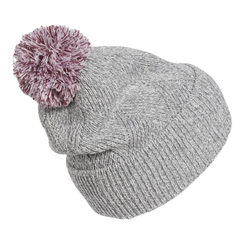 Beanie Haube Grey Three Damen Damen