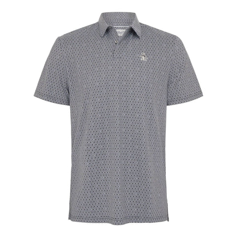 All Over Heritage Floral Geo Print Poloshirt Herren