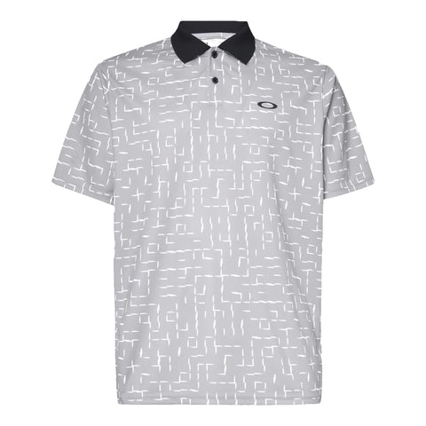 Divisional Print Geometric Polo Herren