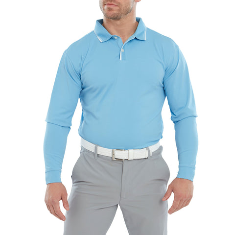 Lightweight Sun Protection Langarm-Polo Herren