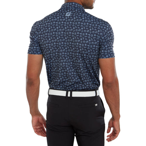 Travel Print Polo Herren