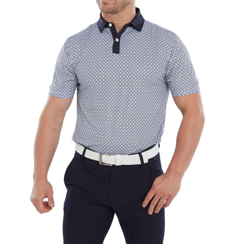 Circle Print Poloshirt Herren
