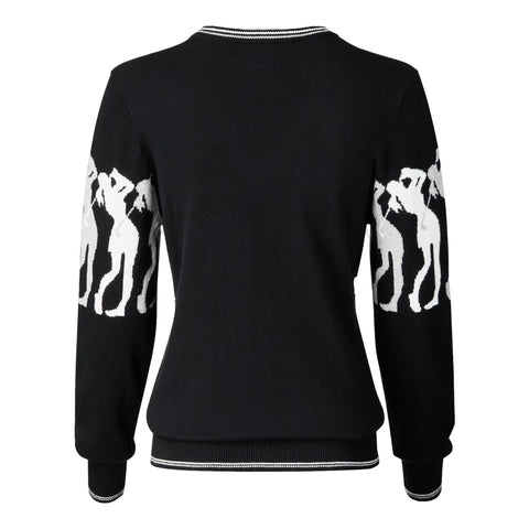 May V-Neck Pullover Damen