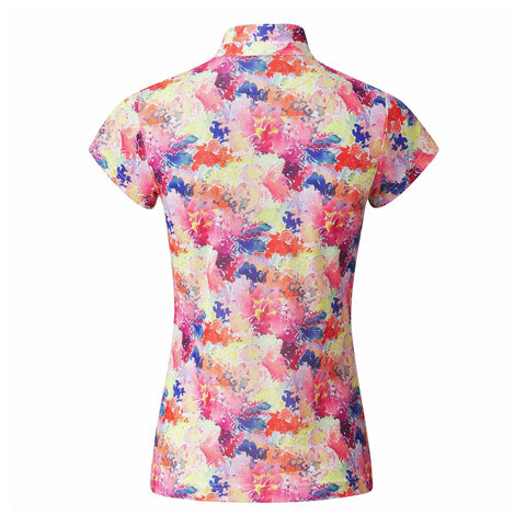 QuickDry Siena Cap Sleeve Mesh Polo Damen