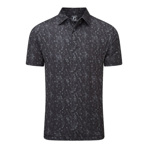 Digital Camo Print Lisle Polo Herren