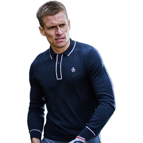 Earl Merino Longsleeve Polo Sweater Herren