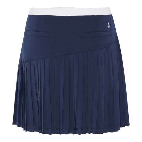 Asymmetrical Printed Pleated Skort Damen