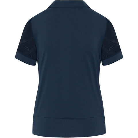 1/2-Sleeve Mesh Blocked Polo Damen