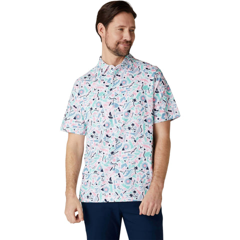 Florida Abstract Polo Herren