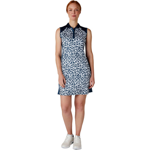 Two Tone Geo Sleeveless Kleid Damen