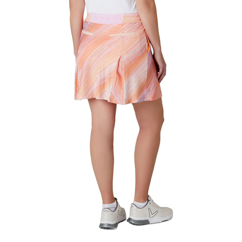 Striped Pleated Skort Damen