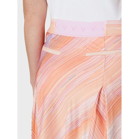 Striped Pleated Skort