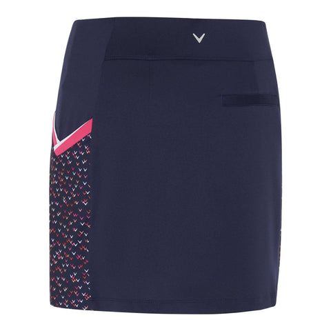 Chev Print Block Skort Damen