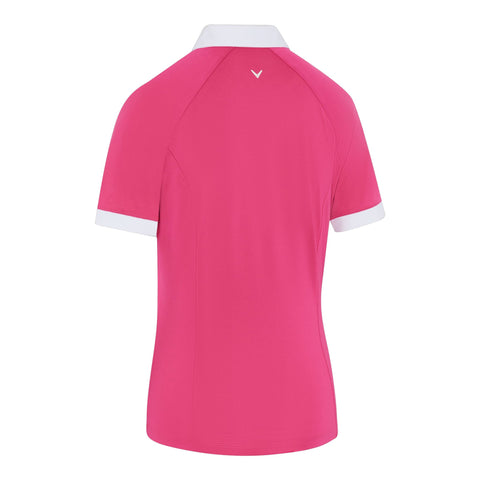 Short Sleeve V-Placket ColorBL Shirt Damen