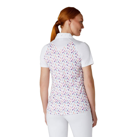 Birdie/Eagle Print Polo Damen