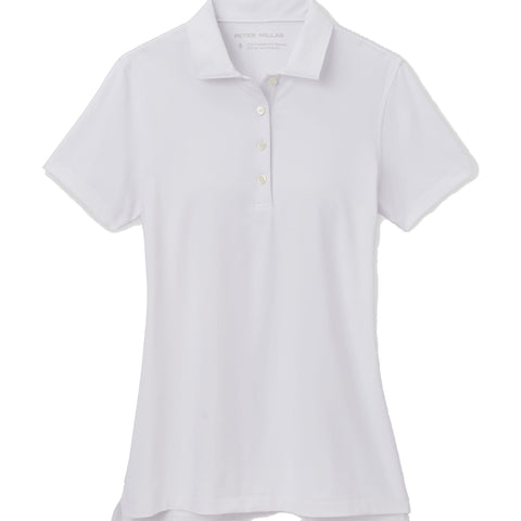 Button Kurzarm Polo Damen