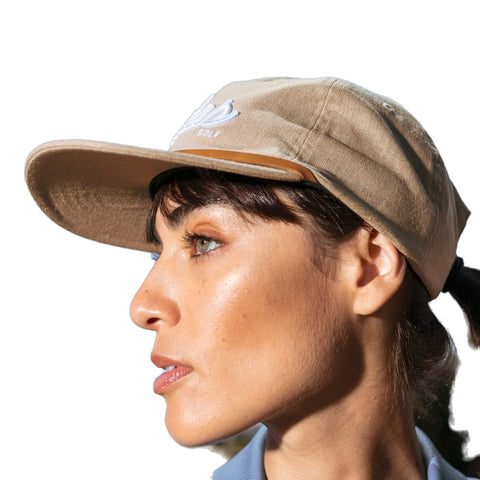 5 Panel Script Golfkappe Herren