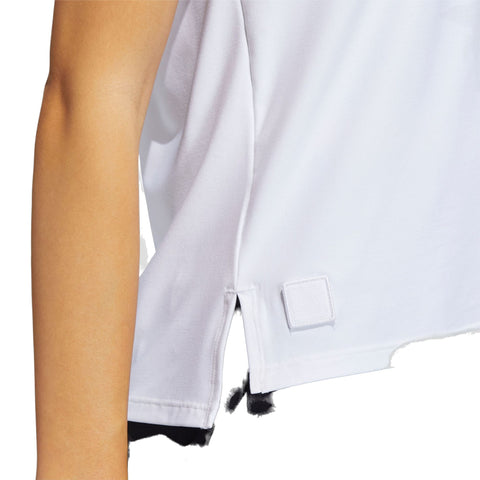 W Polo Go-To Weiß Damen