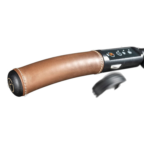 Set Leder Akkuhülle+Griff