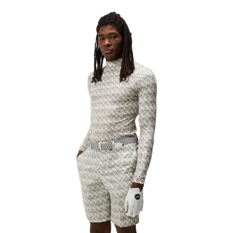 Aello Soft Compression Print Mock Herren