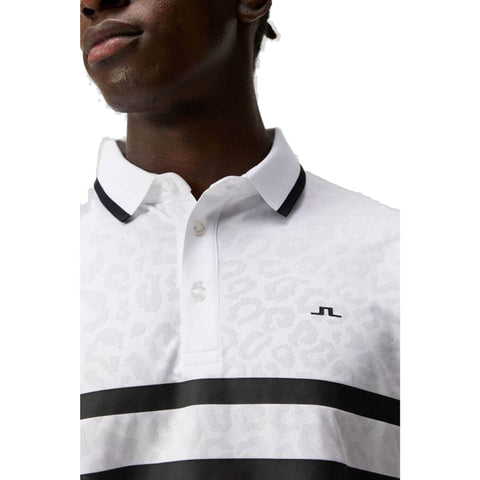 Boswell Regular Jacquard Poloshirt Herren