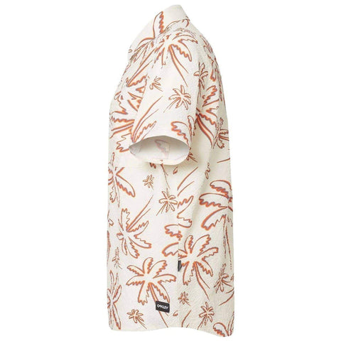 Deco Palms Button Down Poloshirt Herren