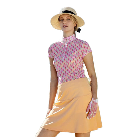 Digne Capsleeve Poloshirt Damen