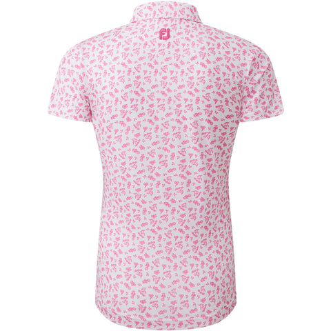 Floral Print Poloshirt Damen