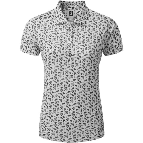 Floral Print Poloshirt Damen