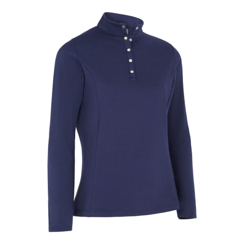 Thermal LS Fleece Jersey Polo Damen