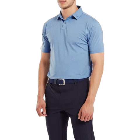 Heather Self Collar Lisle Polo Herren