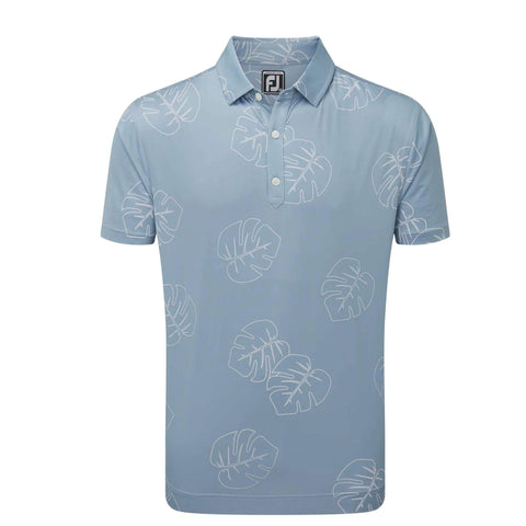 Jungle Leave Pique Poloshirt Herren