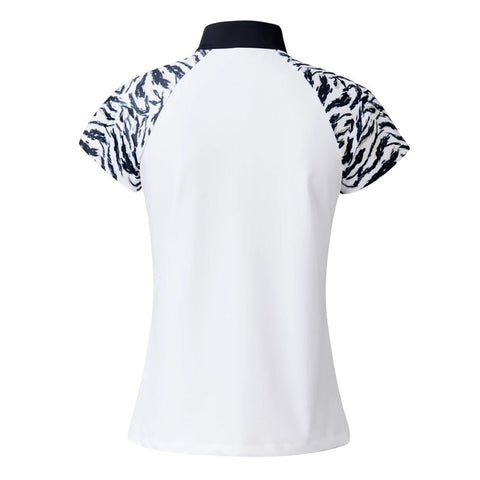 Lens Capsleeve Jersey Poloshirt Damen