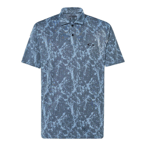 Marble Jaquard Poloshirt Herren