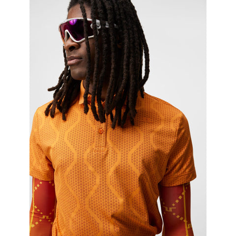 Mat Jacquard Regular Fit Poloshirt