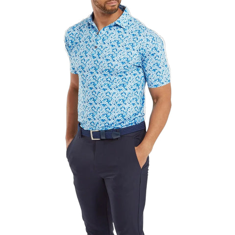 Primrose Print Lisle Poloshirt Herren