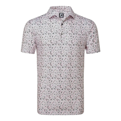 Primrose Print Lisle Poloshirt Herren