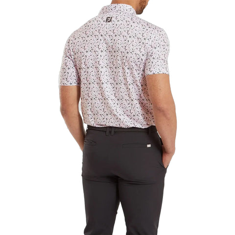 Primrose Print Lisle Poloshirt Herren
