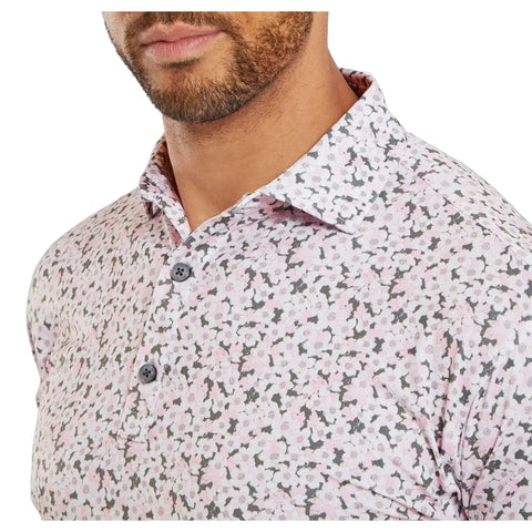 Primrose Print Lisle Poloshirt Herren